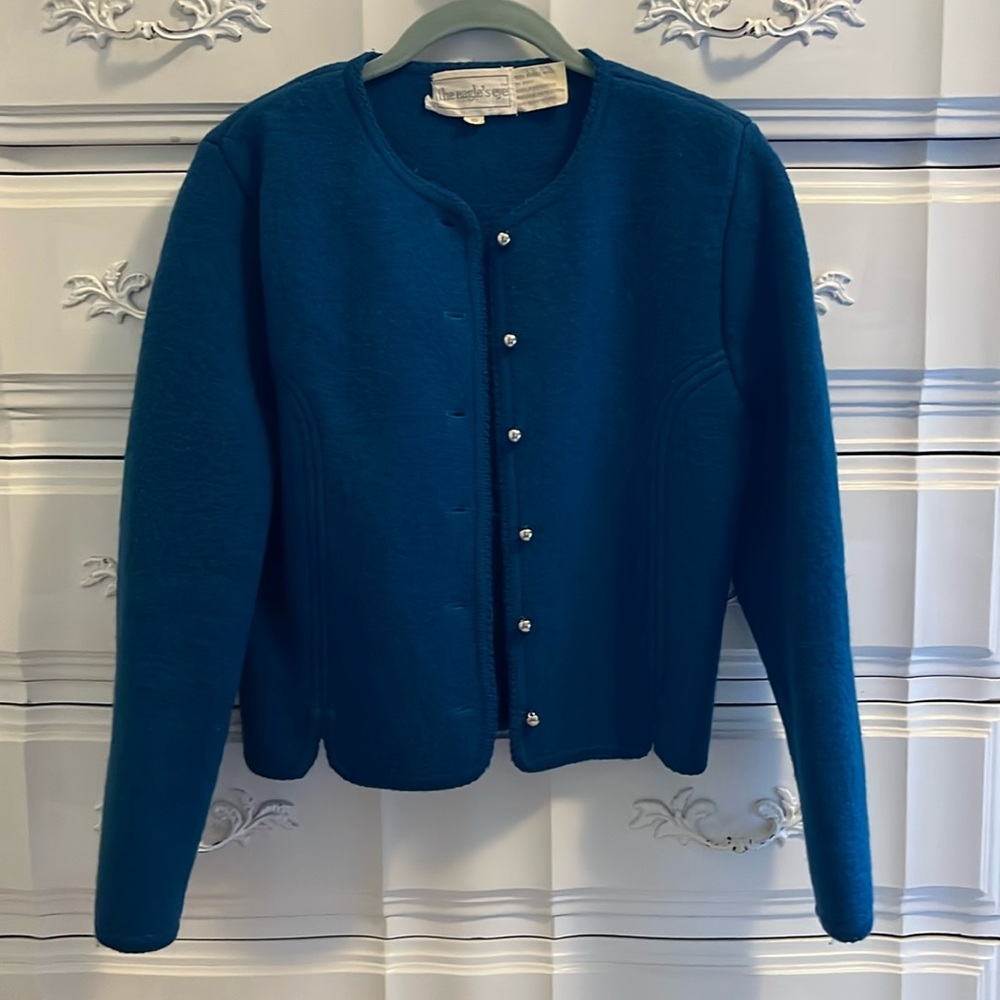 Vintage Eagles Eye Boiled Wool Blazer